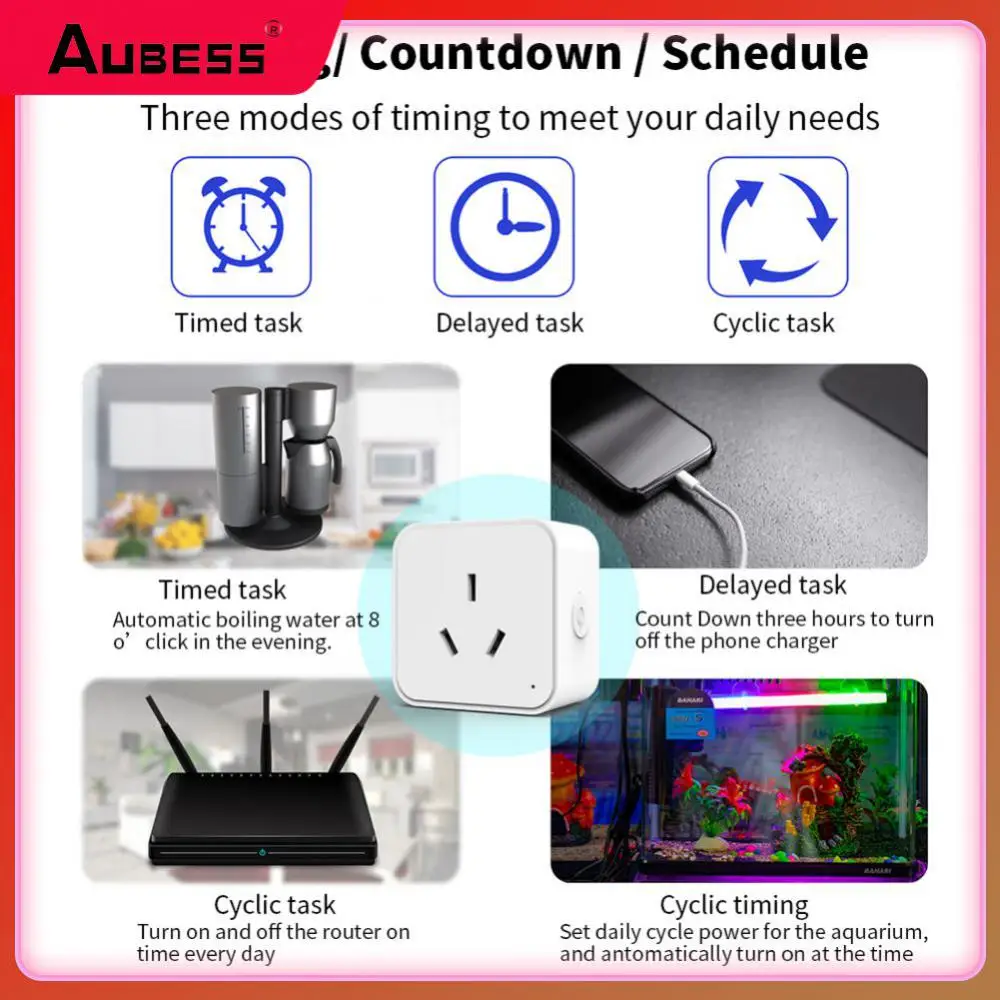 Power Outlet For Tuya Smart Life App 16a Au Smart Socket Timing Function Voice Control Wifi Smart Plug Smart Home Mini Socket Au
Power Outlet For Tuya Smart Life App 16a Au Smart Socket Timing Function Voice Control Wifi Smart Plug Smart Home Mini Socket Au