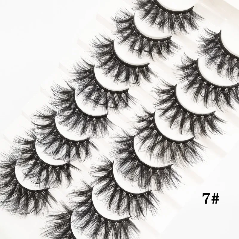 2022 New Style 8 Pairs Of thick Curly Synthetic False Eyelashes Natural Soft Imitation Mink Beauty Eyelashes Factory Sales
2022 New Style 8 Pairs Of thick Curly Synthetic False Eyelashes Natural Soft Imitation Mink Beauty Eyelashes Factory Sales