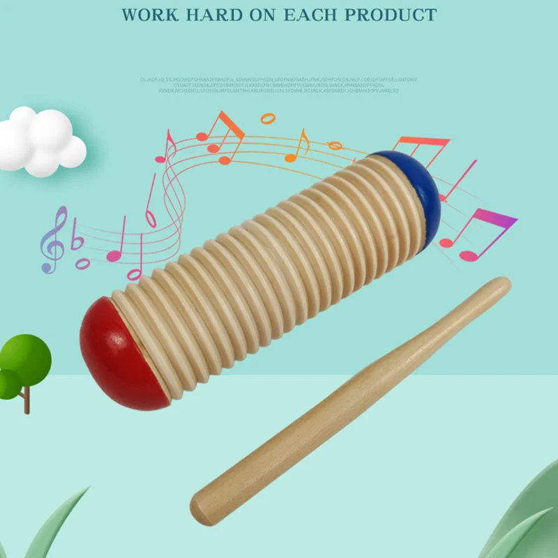 2023 Musical Instrument Rhythm Toy Wooden Guiro Music Toy for Baby Kid Child Early Educational Toys Tool Percussion with Mallet
2023 Musical Instrument Rhythm Toy Wooden Guiro Music Toy for Baby Kid Child Early Educational Toys Tool Percussion with Mallet