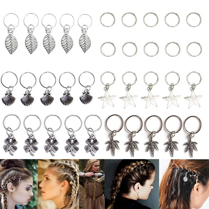 5pcs Silver Metal Hair Rings Braid Dreadlocks Bead Hair Cuffs Dread Tube Charm Dreadlock Hair DIY Accessories Extension
5pcs Silver Metal Hair Rings Braid Dreadlocks Bead Hair Cuffs Dread Tube Charm Dreadlock Hair DIY Accessories Extension