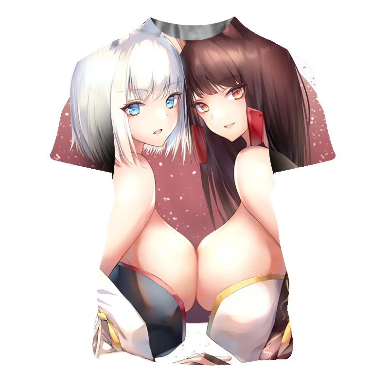 Anime Darling In The Franxx T Shirt 3D Printed Sexy Hentai Girls Zero Two Naked Tops Men Women Fashion Streetwear Harajuku Tees
Anime Darling In The Franxx T Shirt 3D Printed Sexy Hentai Girls Zero Two Naked Tops Men Women Fashion Streetwear Harajuku Tees