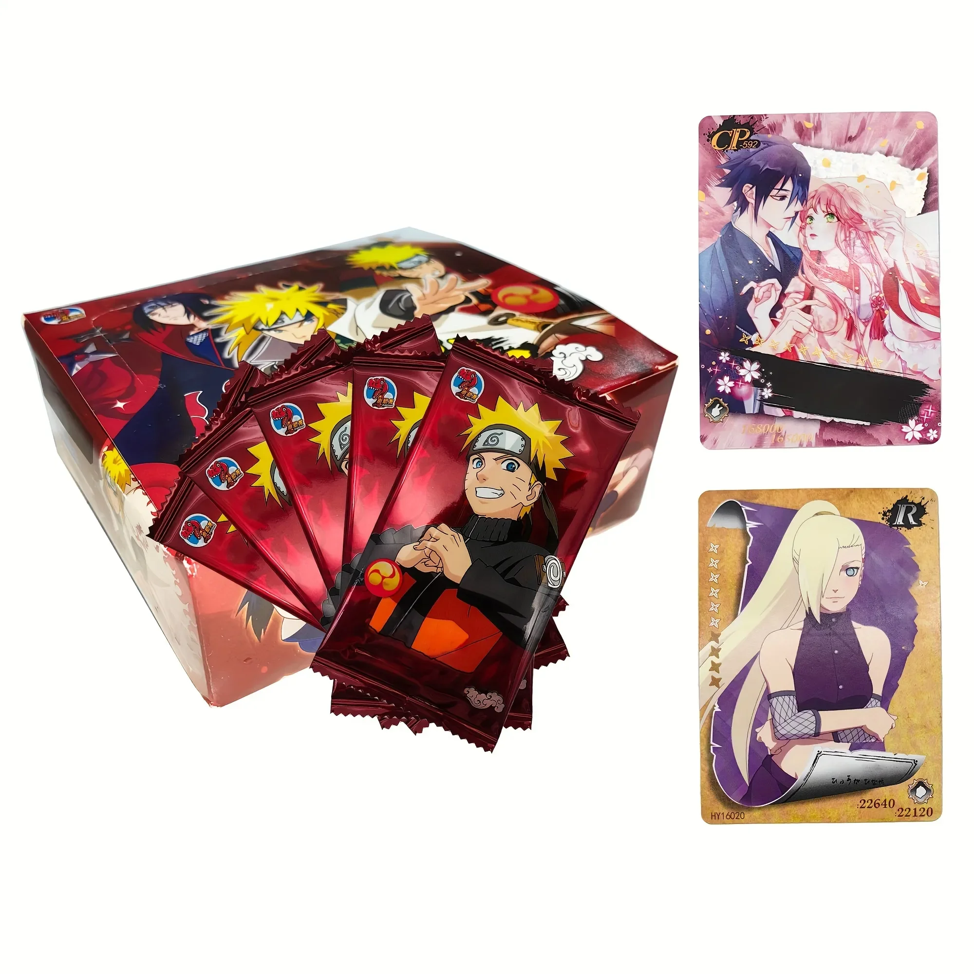 

180 Pieces/box New Version of Naruto Anime, Japanese Manga Game Theater Version of Anime Peripheral Super Rare Collectible Card