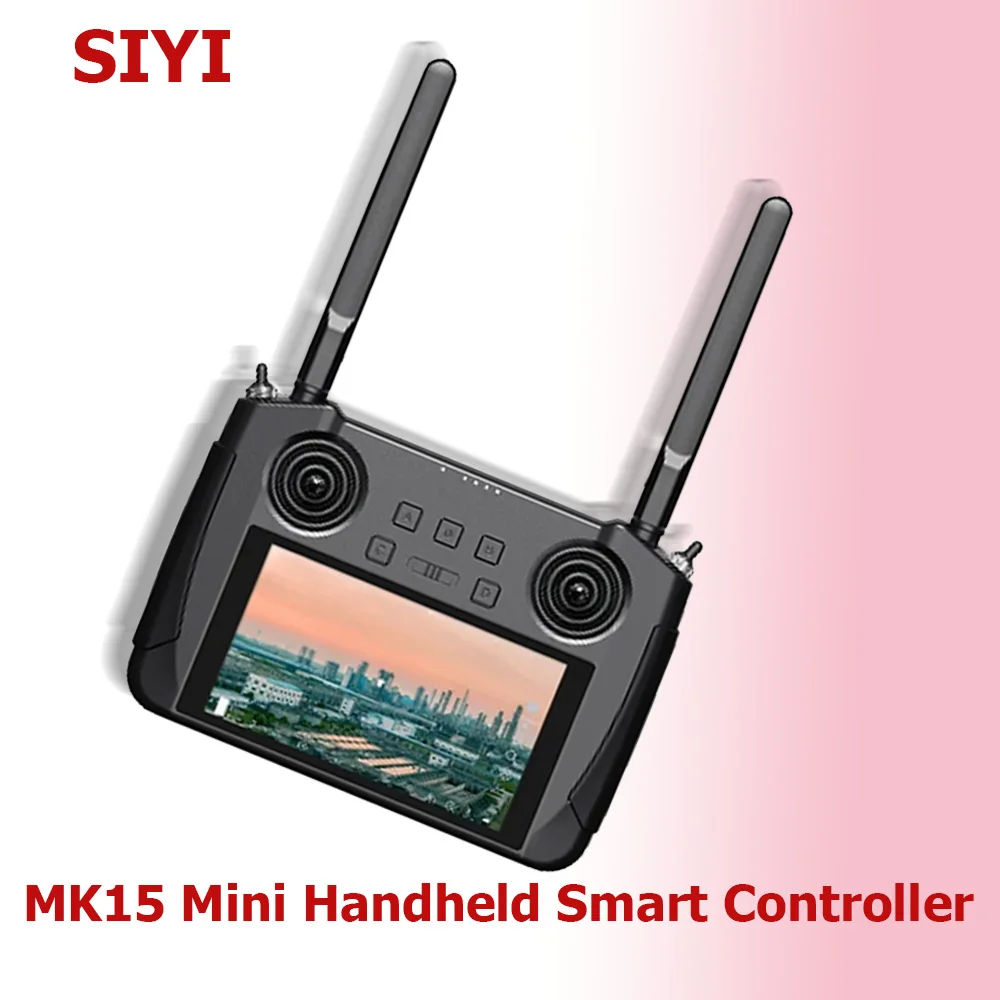 SIYI MK15 Mini HD Handheld Enterprise Smart Controller with 5.5 Inch LCD Touchscreen Full HD FPV for UAV UGV USV CE FCC KC
SIYI MK15 Mini HD Handheld Enterprise Smart Controller with 5.5 Inch LCD Touchscreen Full HD FPV for UAV UGV USV CE FCC KC