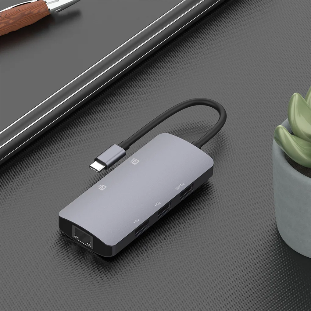 Док-станция с разъемом типа C, портативный переходник с HDMI-совместимым разъемом
Док-станция с разъемом типа C, портативный переходник с HDMI-совместимым разъемом