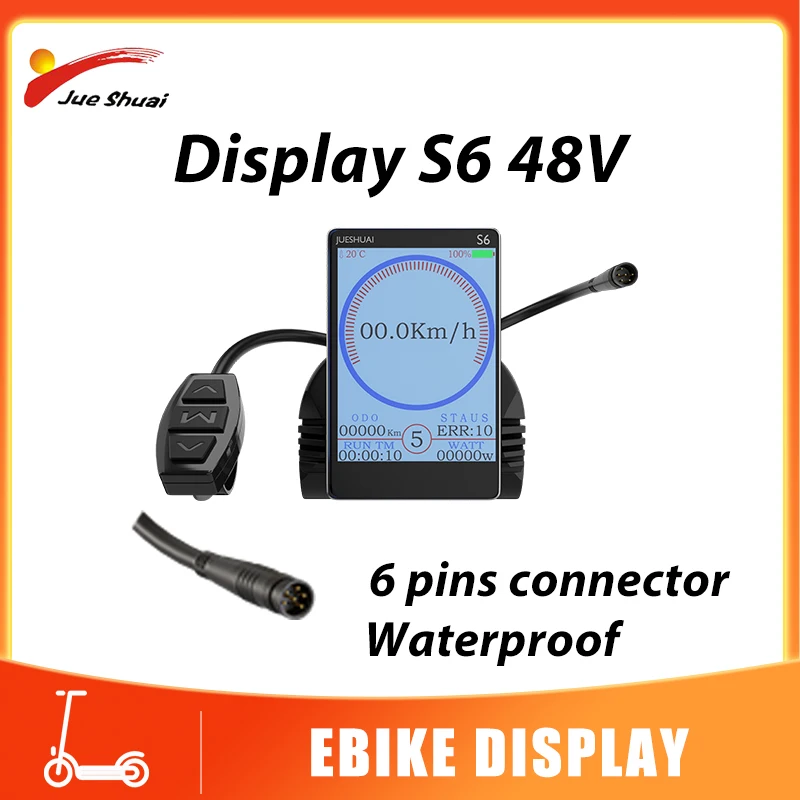электровелосипед E-bike S6 LCD 48V e-bike цветной экран e-bike 6-контактный разъем водонепроницаемый e-bike аксессуары велосипед части
электровелосипед E-bike S6 LCD 48V e-bike цветной экран e-bike 6-контактный разъем водонепроницаемый e-bike аксессуары велосипед части