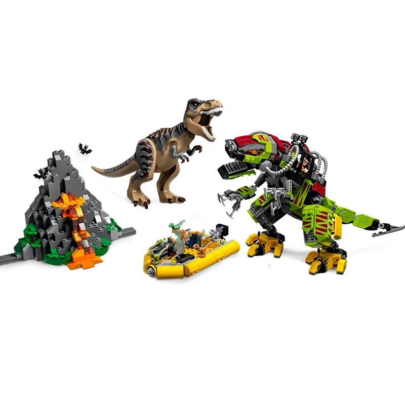 700PCS Dinosaur Trex vs Dino-Mech Battle Building Blocks Bricks Set with Figures Toys For Boy Children Birthday Gifts 75938
700PCS Dinosaur Trex vs Dino-Mech Battle Building Blocks Bricks Set with Figures Toys For Boy Children Birthday Gifts 75938
