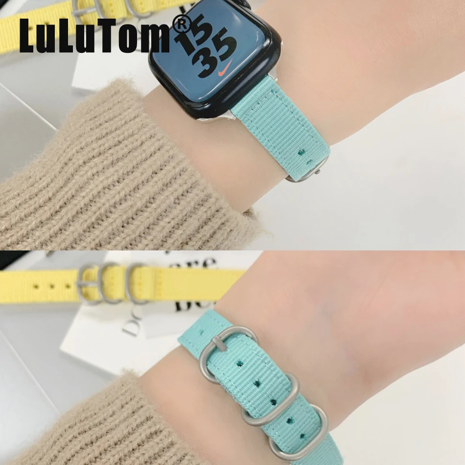 Nylon Strap For Apple Watch UItra 8 7 49mm 45mm 44mm Fashion Canvas Bracelet Band For iWatch Series 6 5 SE 42mm 40mm 38mm Correa
Nylon Strap For Apple Watch UItra 8 7 49mm 45mm 44mm Fashion Canvas Bracelet Band For iWatch Series 6 5 SE 42mm 40mm 38mm Correa