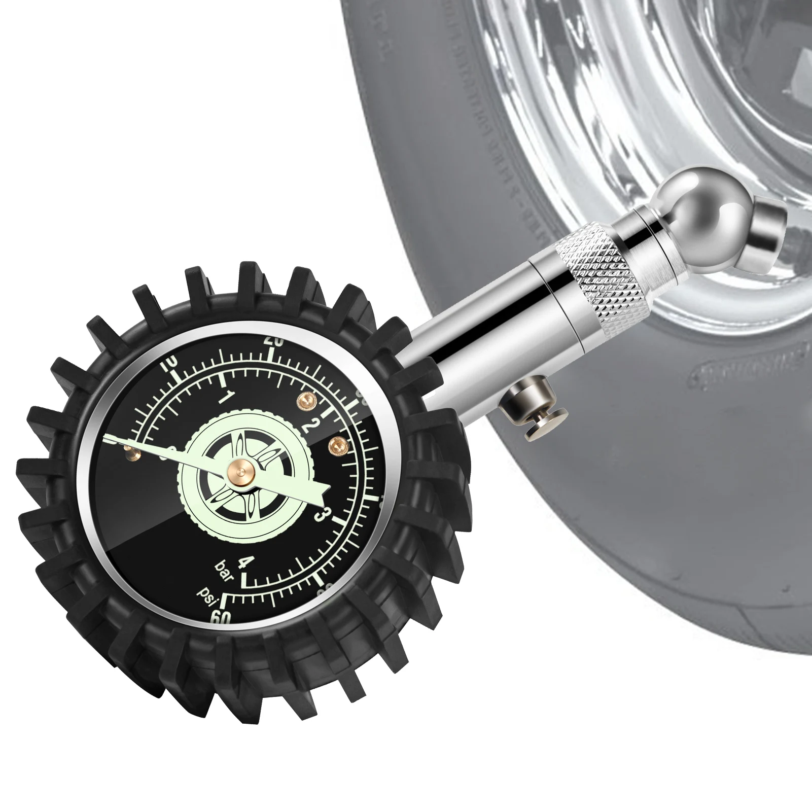 Tire Pressure Monitor Gauge Motorcycle Air Gauge Tire Pressure 60 PSI Car Tire Pressure Tester Heavy Duty Tire Gauges
Tire Pressure Monitor Gauge Motorcycle Air Gauge Tire Pressure 60 PSI Car Tire Pressure Tester Heavy Duty Tire Gauges