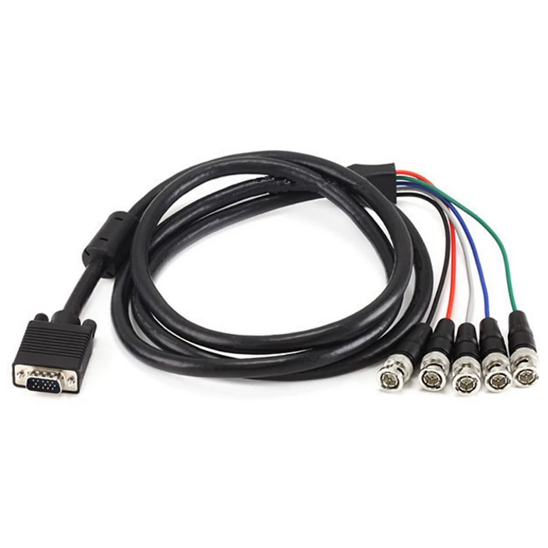 VGA To BNC Cable RGBHV Large Screen Cable VGA To RGB Cable 3Meter VGA To 5BNC Cable, Video Cable, HDTV Monitor Cable
VGA To BNC Cable RGBHV Large Screen Cable VGA To RGB Cable 3Meter VGA To 5BNC Cable, Video Cable, HDTV Monitor Cable