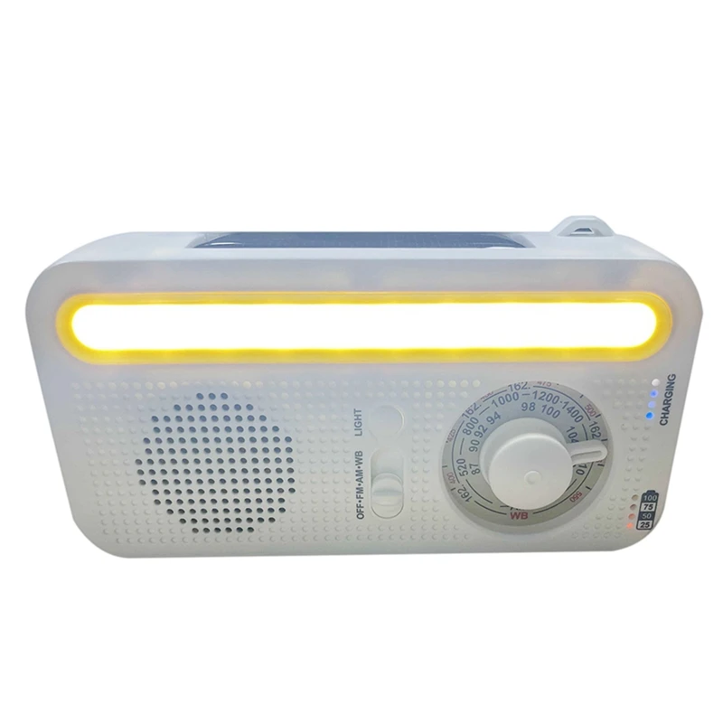 Аварийное радио на солнечной батарее, AM/FM-радио, 2000 мАч, портативный внешний аккумулятор с ручным фонариком
Аварийное радио на солнечной батарее, AM/FM-радио, 2000 мАч, портативный внешний аккумулятор с ручным фонариком