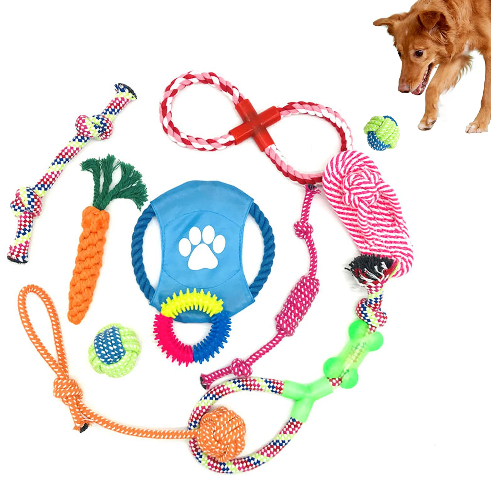 Puppy Chew Toys For Teething 10 In 1 Luxury Puppy Toys For Teething Small Dogs Dog Rope Toys With Cute Squeaky Toys Cotton Treat
Puppy Chew Toys For Teething 10 In 1 Luxury Puppy Toys For Teething Small Dogs Dog Rope Toys With Cute Squeaky Toys Cotton Treat