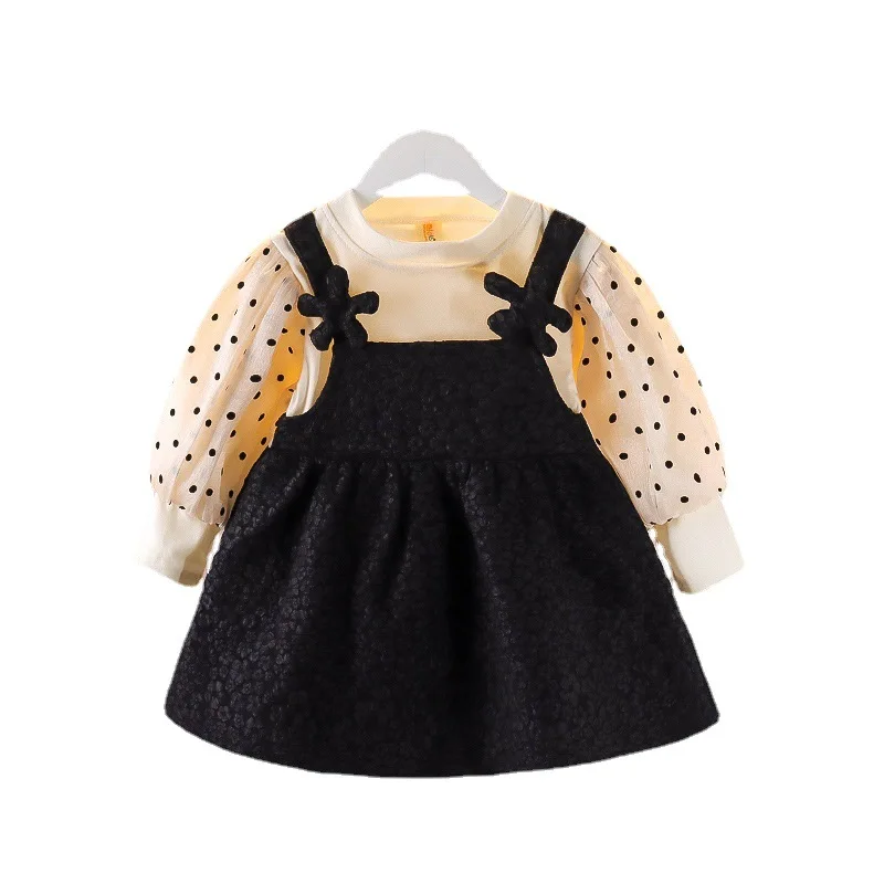 White and Black Toddler Girl Autumn Winter Knee Length Plaid Long Sleeve Dresses Polka Dot Clothes for Infant and 0-4 Years Kids
White and Black Toddler Girl Autumn Winter Knee Length Plaid Long Sleeve Dresses Polka Dot Clothes for Infant and 0-4 Years Kids