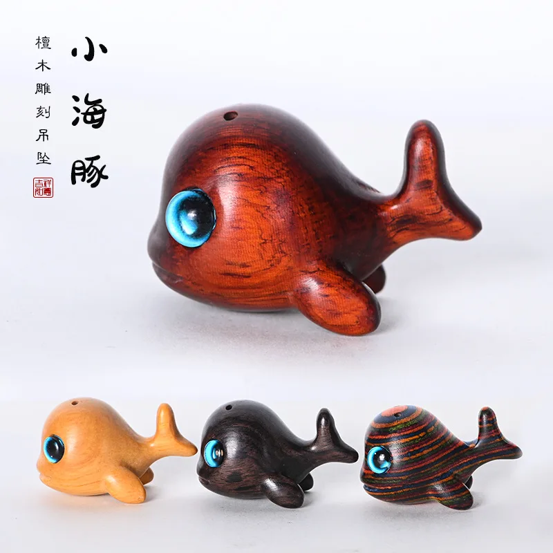 DIY Key Chain Mobile Phone Pendant Natural Sandalwood Handmade Carving Polished Dolphin Craft Ornament Amulet Jewelry Home Decor
DIY Key Chain Mobile Phone Pendant Natural Sandalwood Handmade Carving Polished Dolphin Craft Ornament Amulet Jewelry Home Decor