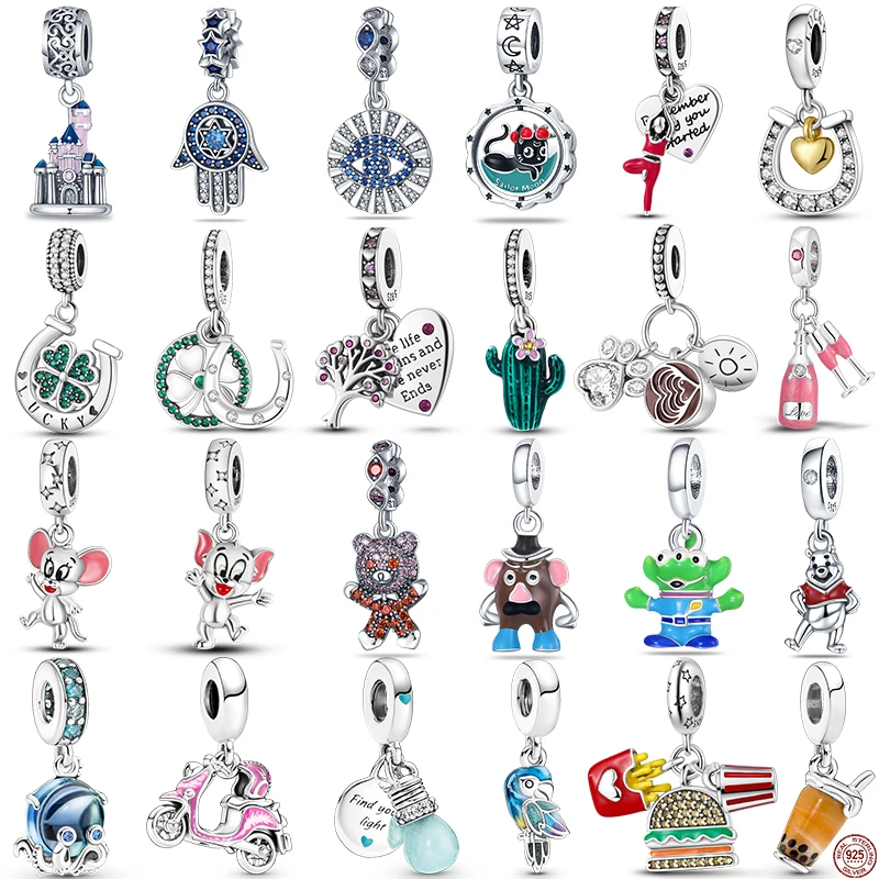 charms plata de ley Silver Color Fits Original Bracelet Necklace Silver Charm Bead Women Pendant Beads Diy Jewelry
charms plata de ley Silver Color Fits Original Bracelet Necklace Silver Charm Bead Women Pendant Beads Diy Jewelry