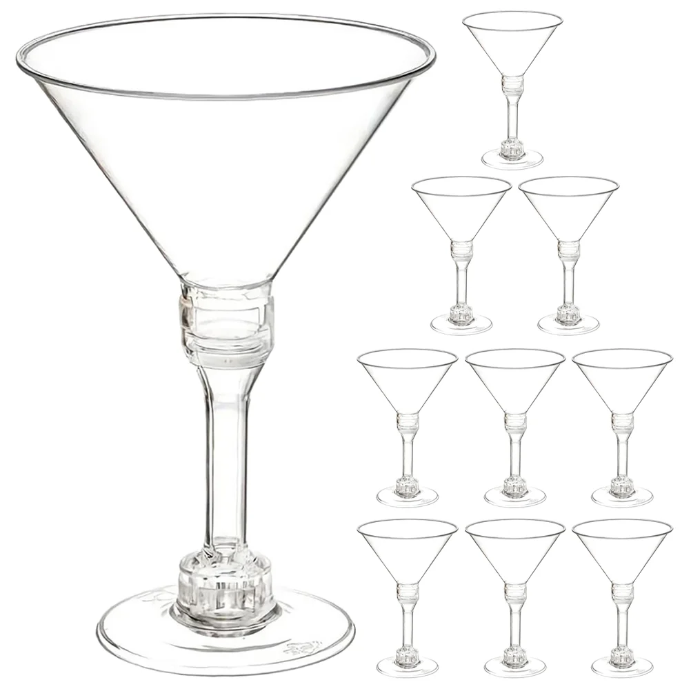 10 Pcs Plastic Goblets Party Cups Champagne Drink Footed Glass Disposable Decorative Tumbler
10 Pcs Plastic Goblets Party Cups Champagne Drink Footed Glass Disposable Decorative Tumbler