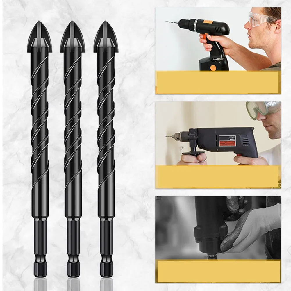 Tile Drill Bit Drill Bits Ceramic Cross Spear Head Drilling Wear-resistant Alloy Steel For Tile Brick Brand New
Tile Drill Bit Drill Bits Ceramic Cross Spear Head Drilling Wear-resistant Alloy Steel For Tile Brick Brand New