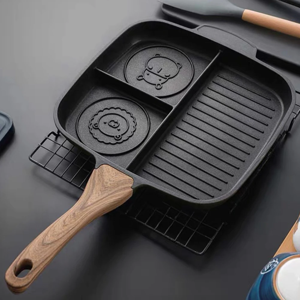 Cartoon Omelette pan Black Non-Stick Frying Pan Fry Egg Pancake Kitchen Pot Maker Breakfast Pot Mini Cooking supplies
Cartoon Omelette pan Black Non-Stick Frying Pan Fry Egg Pancake Kitchen Pot Maker Breakfast Pot Mini Cooking supplies