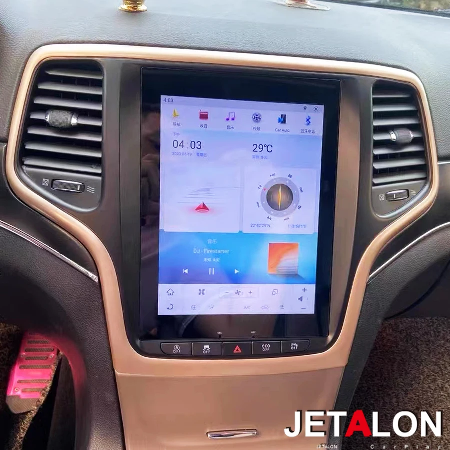 10 4 "Мультимедийный видеоплеер WIFI для Jeep Grand Cherokee 2013 - 2020 Android автомобильный