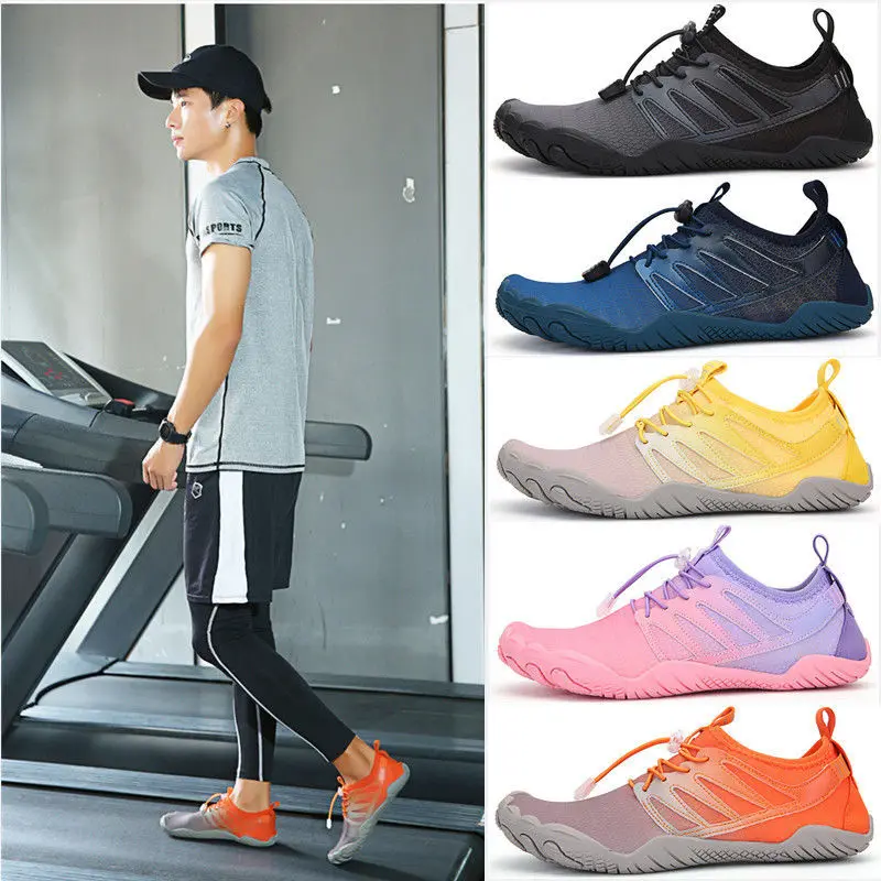 

Indoor Men's Fitness Shoes Jumping Rope Shoes Shock Absorbing Soft Sole Yoga Shoes Women's Sports Shoes Aerobics Treadmill Shoes