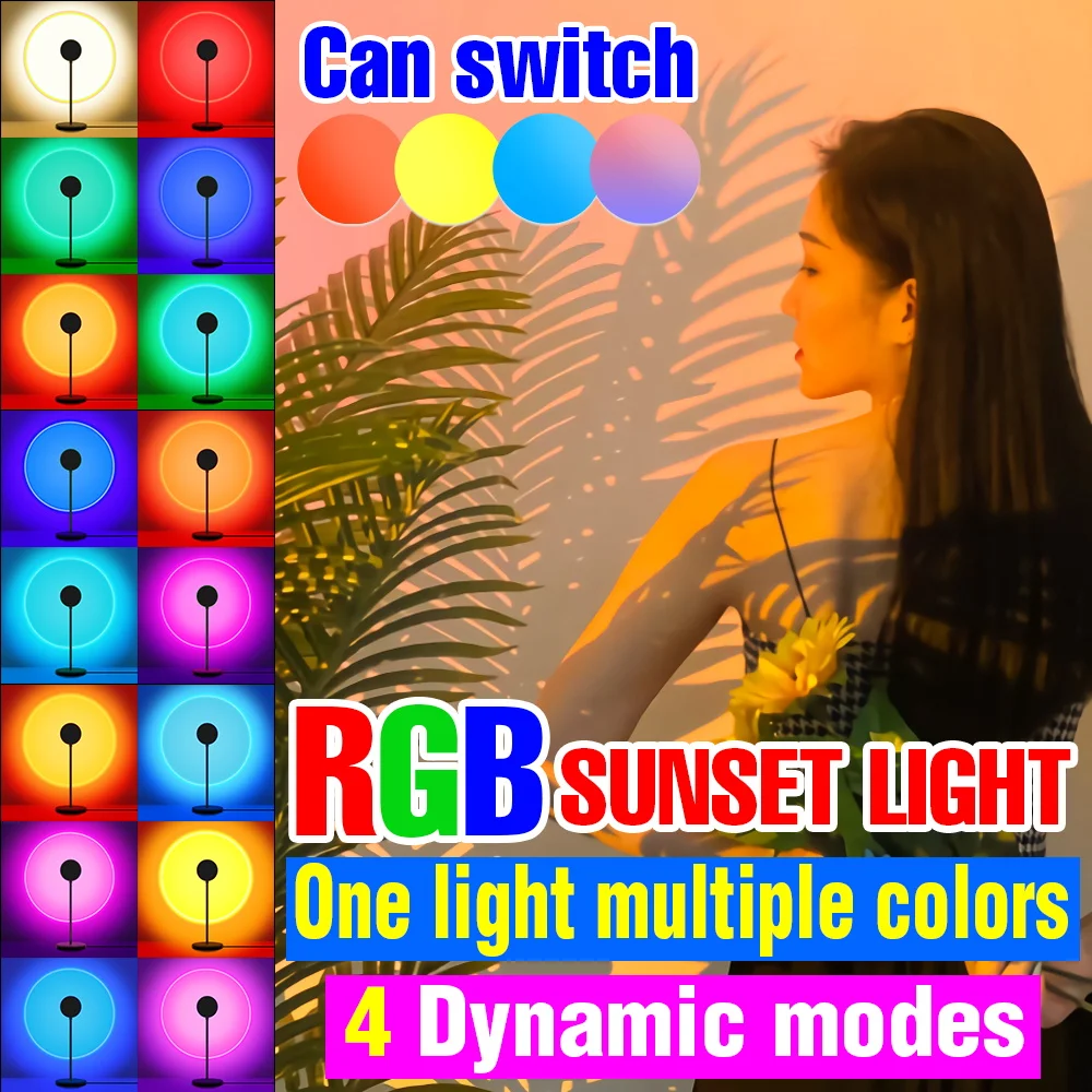 RGB проекционная лампа С закатом, 5 В, светодиодный ночник, неоновая лампа для фотосъемки с USB, Радужный светильник для украшения комнаты, пода...
RGB проекционная лампа С закатом, 5 В, светодиодный ночник, неоновая лампа для фотосъемки с USB, Радужный светильник для украшения комнаты, пода...