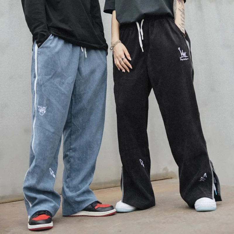 FPACE Ins Popular Logo Corduroy Trousers Of Straight Male Autumn Fashion hip-hop Leisure Sweatpants Male
FPACE Ins Popular Logo Corduroy Trousers Of Straight Male Autumn Fashion hip-hop Leisure Sweatpants Male