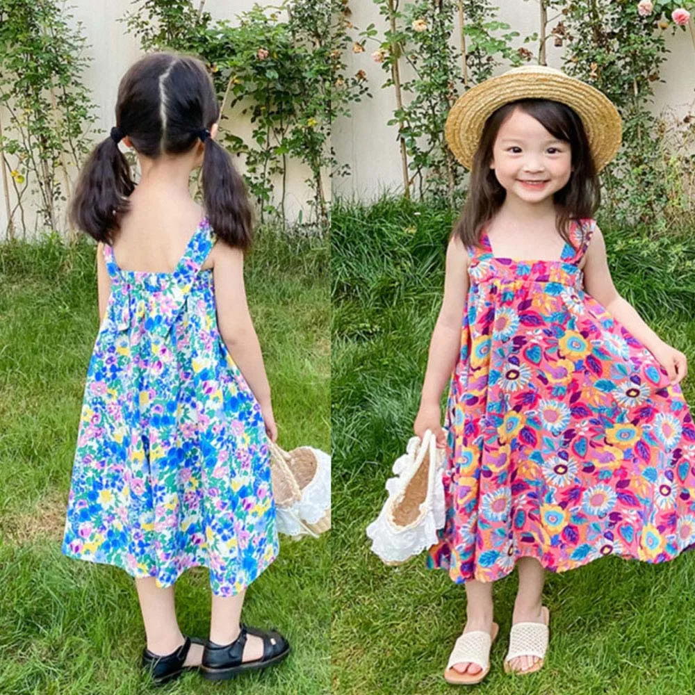 Flowers Girls Summer Dress Children Dresses New Toddler Cotton Floral Suspender Holiday Beach Dress Long Vestidos Kids Clothes
Flowers Girls Summer Dress Children Dresses New Toddler Cotton Floral Suspender Holiday Beach Dress Long Vestidos Kids Clothes