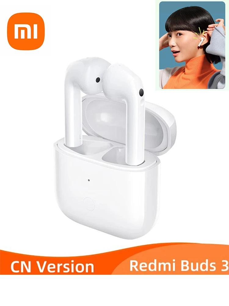 Xiaomi Redmi Buds 3 Mijia TWS Wireless Earbuds Bluetooth 5.2 Earphones Touch Control IP54 Waterproof Headphone With Microphone
Xiaomi Redmi Buds 3 Mijia TWS Wireless Earbuds Bluetooth 5.2 Earphones Touch Control IP54 Waterproof Headphone With Microphone