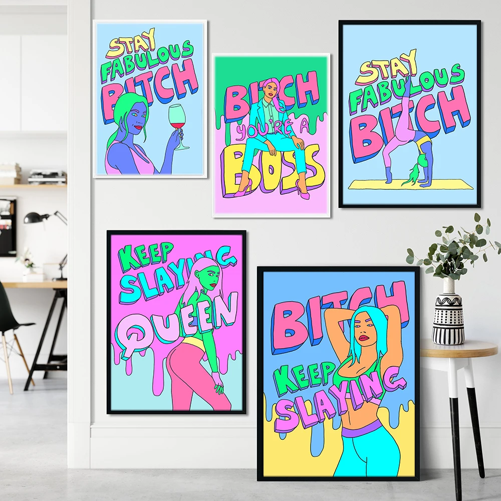 Cartoon Woman Yoga Pose Canvas Prints Colourful Poster Nordic Abstratc Wine Sexy Female Wall Art Pictures Home Decor Painting
Cartoon Woman Yoga Pose Canvas Prints Colourful Poster Nordic Abstratc Wine Sexy Female Wall Art Pictures Home Decor Painting