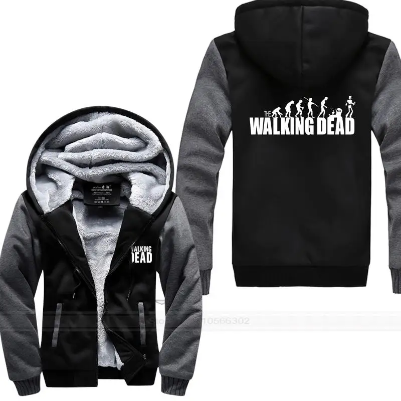 Cost For Men Winter Fleece Thicken Hoodies Zipper Sweatshirt The Walking Dead Print Fashion Harajuku Jacket For Male Kpop
Cost For Men Winter Fleece Thicken Hoodies Zipper Sweatshirt The Walking Dead Print Fashion Harajuku Jacket For Male Kpop