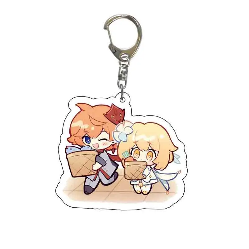 Anime Game Genshin Impact Yae Miko Zhongli Sayu Keychain Accessories Kaedehara Kazuha Key Chain Pendant Cartoon Prop Badge
Anime Game Genshin Impact Yae Miko Zhongli Sayu Keychain Accessories Kaedehara Kazuha Key Chain Pendant Cartoon Prop Badge