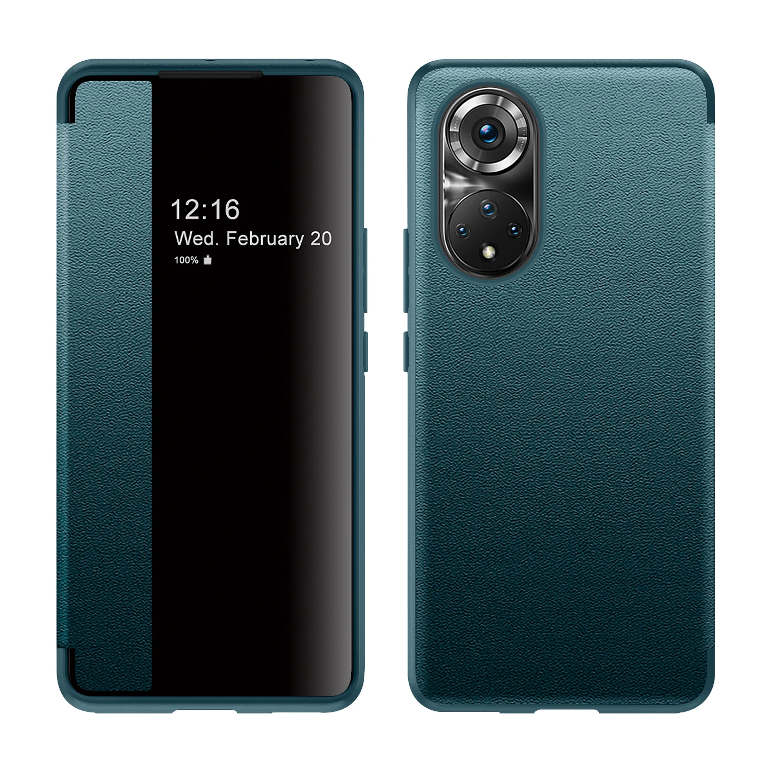 Роскошный кожаный чехол-книжка с окошком для Honor 50 Pro
Роскошный кожаный чехол-книжка с окошком для Honor 50 Pro