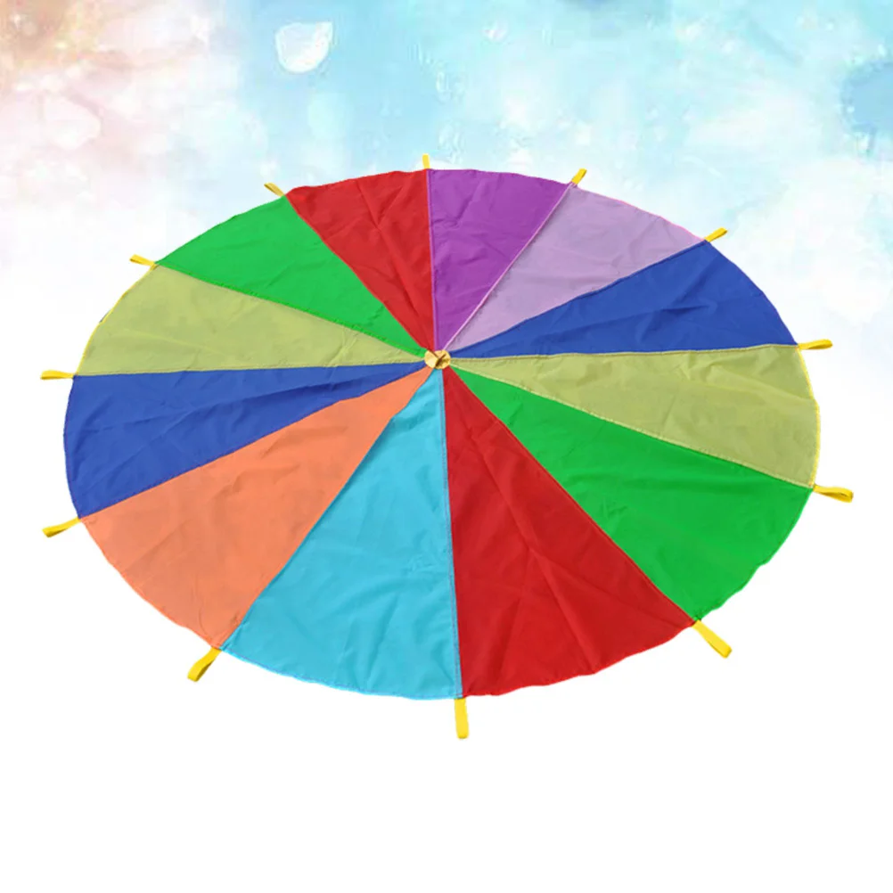 Kids Play Parachute Rainbow Umbrella Kindergarten Early Education Outdoor Umbrella 3 Meters in Diameter Parachute for Party
Kids Play Parachute Rainbow Umbrella Kindergarten Early Education Outdoor Umbrella 3 Meters in Diameter Parachute for Party