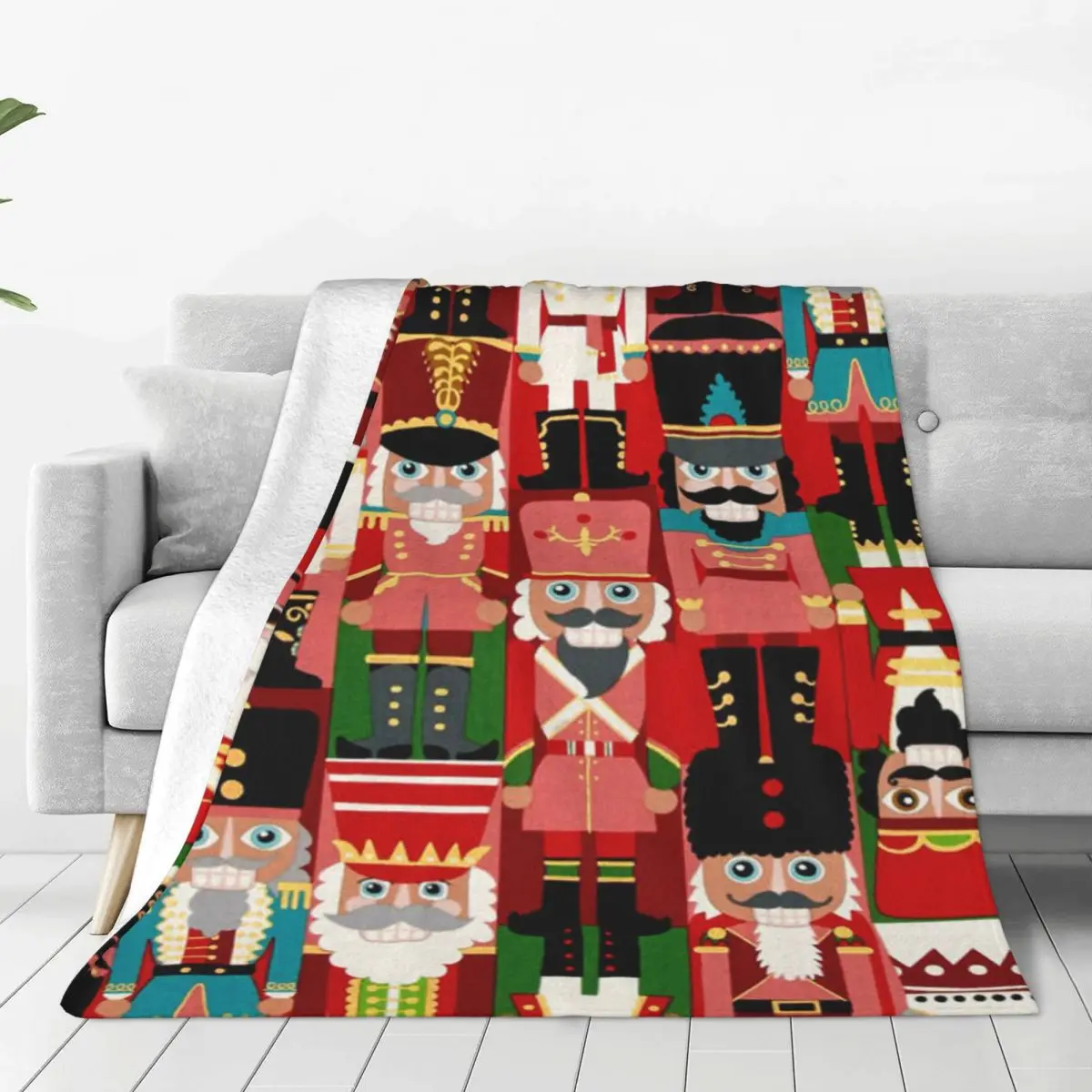 Nutcracker Soft Flannel Throw Blanket for Couch Bed Warm Blanket Lightweight Blankets for Sofa Travel Blanket
Nutcracker Soft Flannel Throw Blanket for Couch Bed Warm Blanket Lightweight Blankets for Sofa Travel Blanket