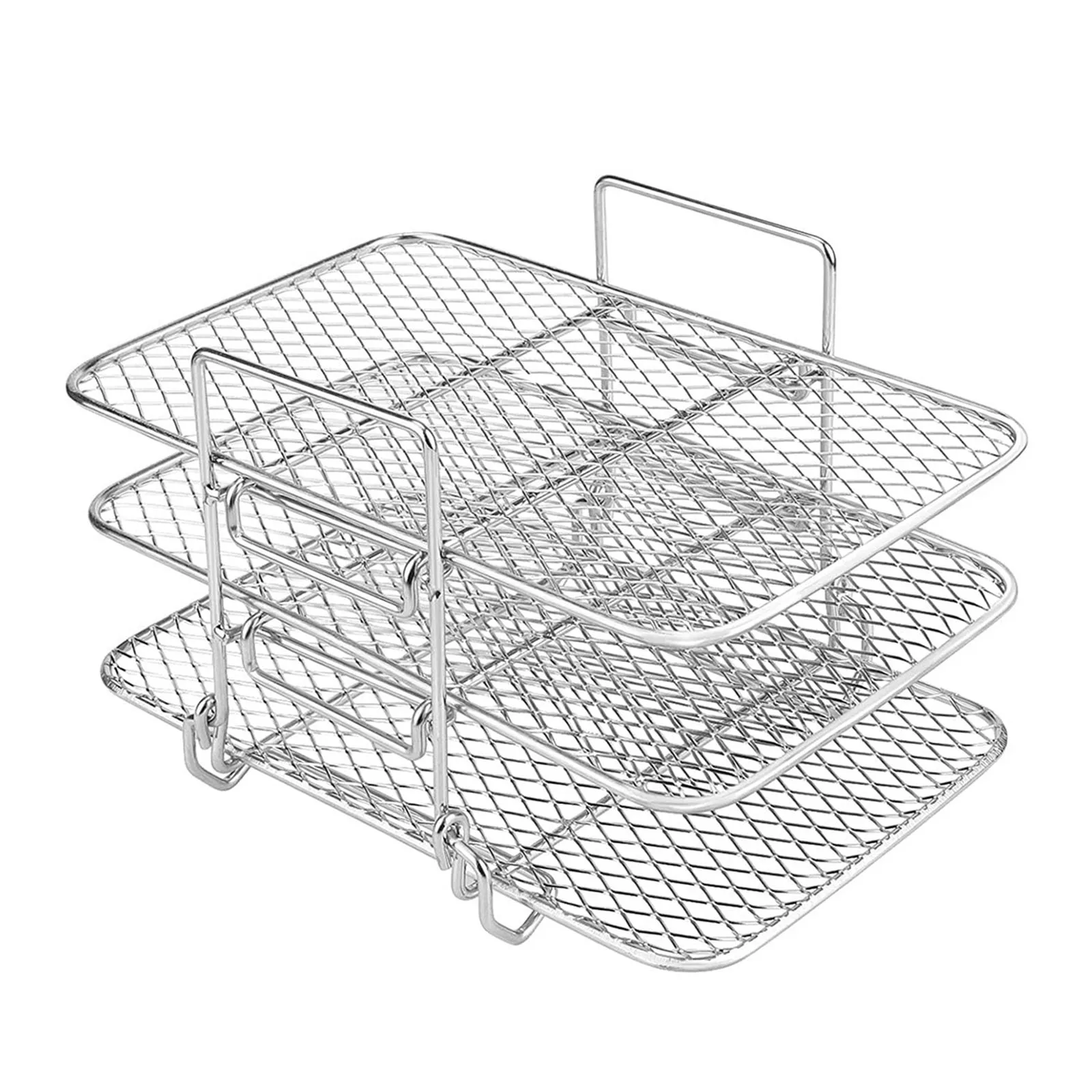 Air Fryer Rack Stainless Steel Fryer Mesh Basket Dehydration Rack 19*12.5*11.5cm Filter Leaky Grid Air Fryer Accessories
Air Fryer Rack Stainless Steel Fryer Mesh Basket Dehydration Rack 19*12.5*11.5cm Filter Leaky Grid Air Fryer Accessories