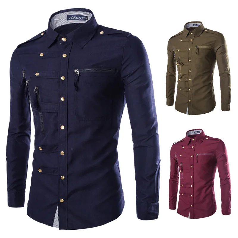 Jeansian Men's Casual Dress Shirts Fashion Desinger Stylish Long Sleeve Slim Fit 8371 ArmyGreen
Jeansian Men's Casual Dress Shirts Fashion Desinger Stylish Long Sleeve Slim Fit 8371 ArmyGreen
