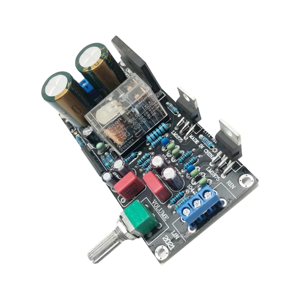 LM1875T Amplifier Board 2.0 Dual-channel with Speaker Protection Volume Adjustment Compatible with 2030 Stereo Amplifier
LM1875T Amplifier Board 2.0 Dual-channel with Speaker Protection Volume Adjustment Compatible with 2030 Stereo Amplifier