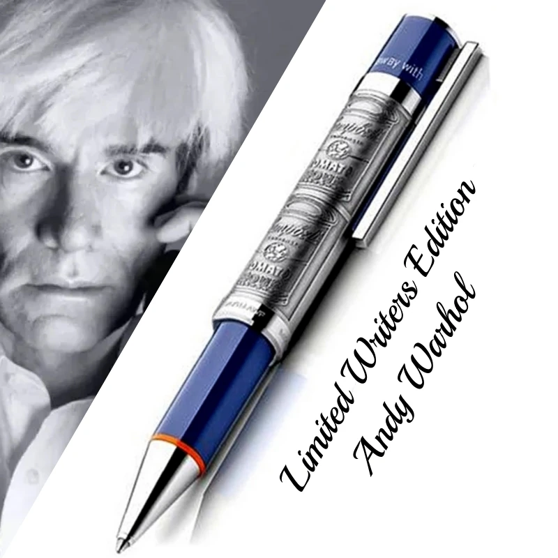 Писатели ограниченного выпуска, шариковая ручка Andy Warhol Monte, уникальные металлические рельефные бочки, высококачественные офисные шариковые ручки для письма MB
Писатели ограниченного выпуска, шариковая ручка Andy Warhol Monte, уникальные металлические рельефные бочки, высококачественные офисные шариковые ручки для письма MB