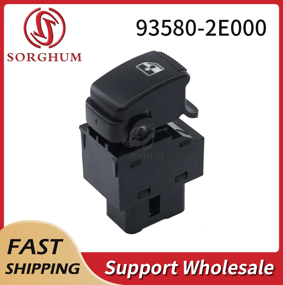 Sorghum 93580-2E000 0K2FA-66380 Car Single Power Window Switch Button For Hyundai Tucson 2005-2009 2010 93580-2B000 935801C000
Sorghum 93580-2E000 0K2FA-66380 Car Single Power Window Switch Button For Hyundai Tucson 2005-2009 2010 93580-2B000 935801C000