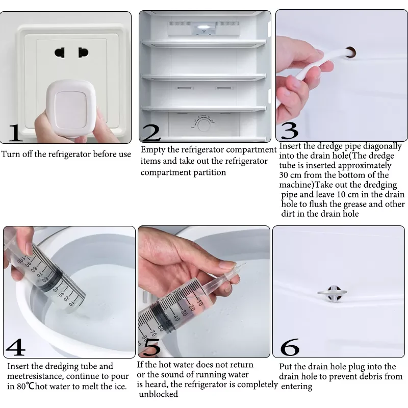Refrigerator Drain Hole Clog Remover Dredge Cleaning Set Flexible Refrigerator Scrub Brush Water Dredging Tool Brush
Refrigerator Drain Hole Clog Remover Dredge Cleaning Set Flexible Refrigerator Scrub Brush Water Dredging Tool Brush