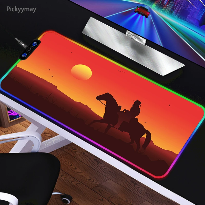 RGB Red Dead Redemption Mouse Pad PC Gamer Computer Keyboard Mouse Mat Large Keyobard Gaming Accessories Mousepad With Backlight
RGB Red Dead Redemption Mouse Pad PC Gamer Computer Keyboard Mouse Mat Large Keyobard Gaming Accessories Mousepad With Backlight