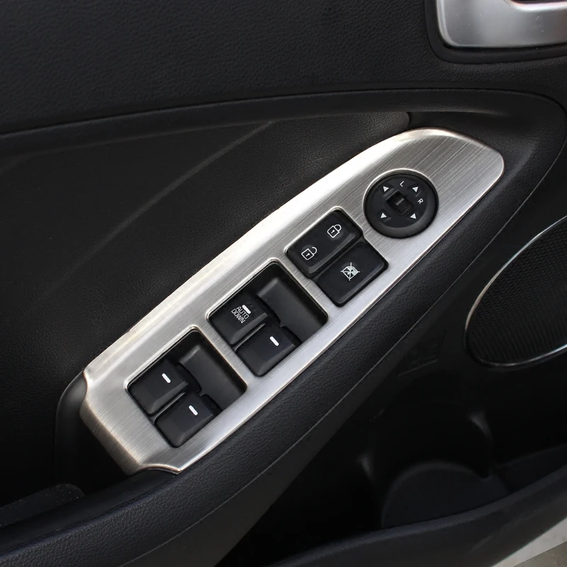 Car Window Lifter Switch Control Button Cover Panel Trim Decoration for Kia K3 Cerato 2012 2013 2014 2015 2016 2017 2018 Forte
Car Window Lifter Switch Control Button Cover Panel Trim Decoration for Kia K3 Cerato 2012 2013 2014 2015 2016 2017 2018 Forte