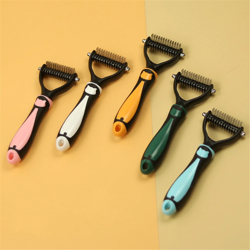 Pet Deshedding Brush 2 Sided Hair Removal Comb for Dogs Cat Puppy Fur Trimming Grooming Tools Undercoat Shedding Rake Combs
Pet Deshedding Brush 2 Sided Hair Removal Comb for Dogs Cat Puppy Fur Trimming Grooming Tools Undercoat Shedding Rake Combs