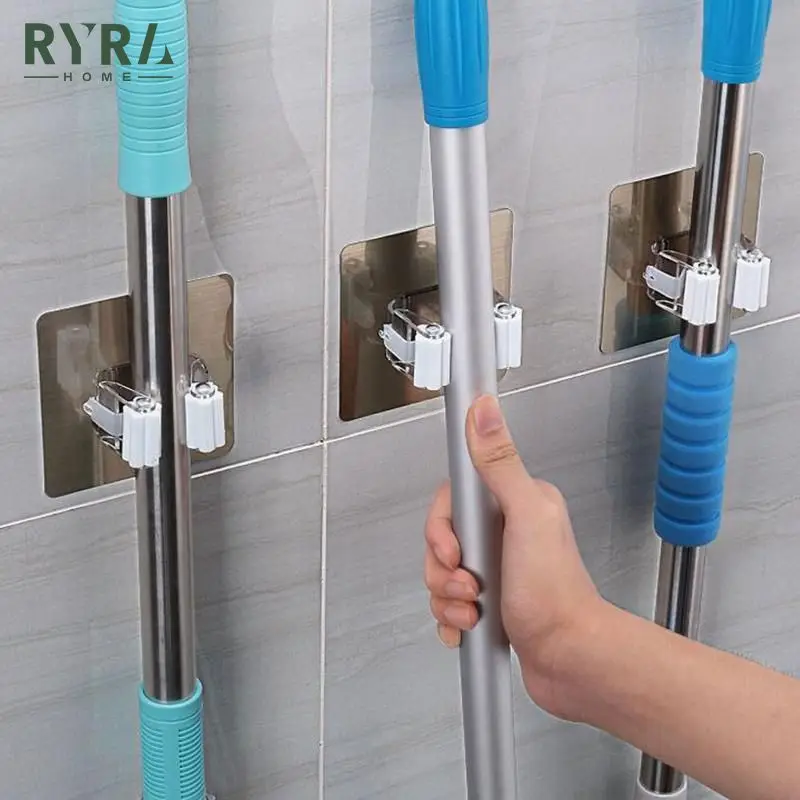 Bathroom Multi-Purpose Hooks Mop Organizer Holder Rack Punch-free Brush Broom Hanger Strong Hook Kitchen Storage Hanging Rack
Bathroom Multi-Purpose Hooks Mop Organizer Holder Rack Punch-free Brush Broom Hanger Strong Hook Kitchen Storage Hanging Rack