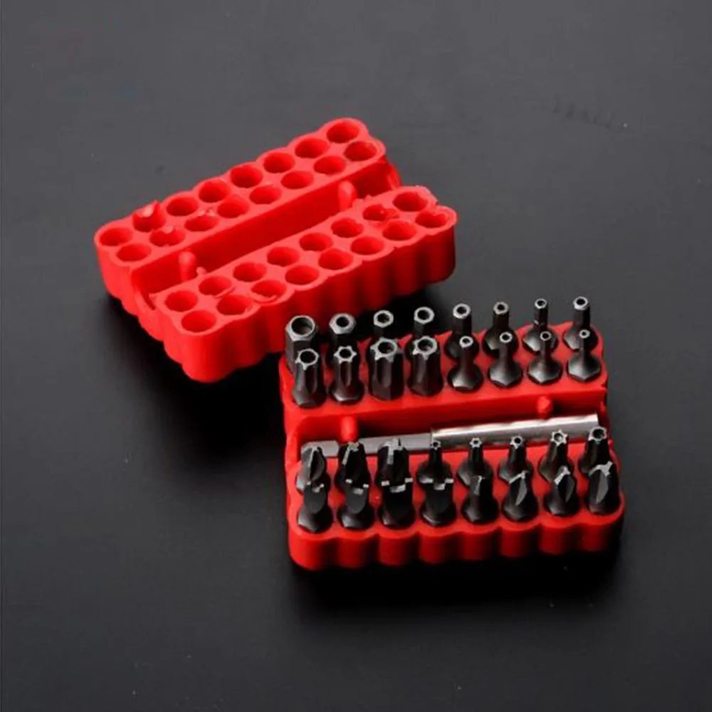 33pcs Screwdriver Bit Combination Set Magnetic Extension Bit Holder Screwdriver Bits Set Quick Release Bit Holder Hollow / Solid
33pcs Screwdriver Bit Combination Set Magnetic Extension Bit Holder Screwdriver Bits Set Quick Release Bit Holder Hollow / Solid