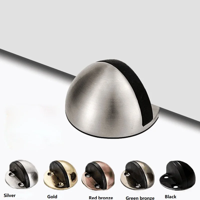 Stainless Steel rubber door stoppers dual no punching floor bumper nail free safety wedge wall door holder wall protector
Stainless Steel rubber door stoppers dual no punching floor bumper nail free safety wedge wall door holder wall protector
