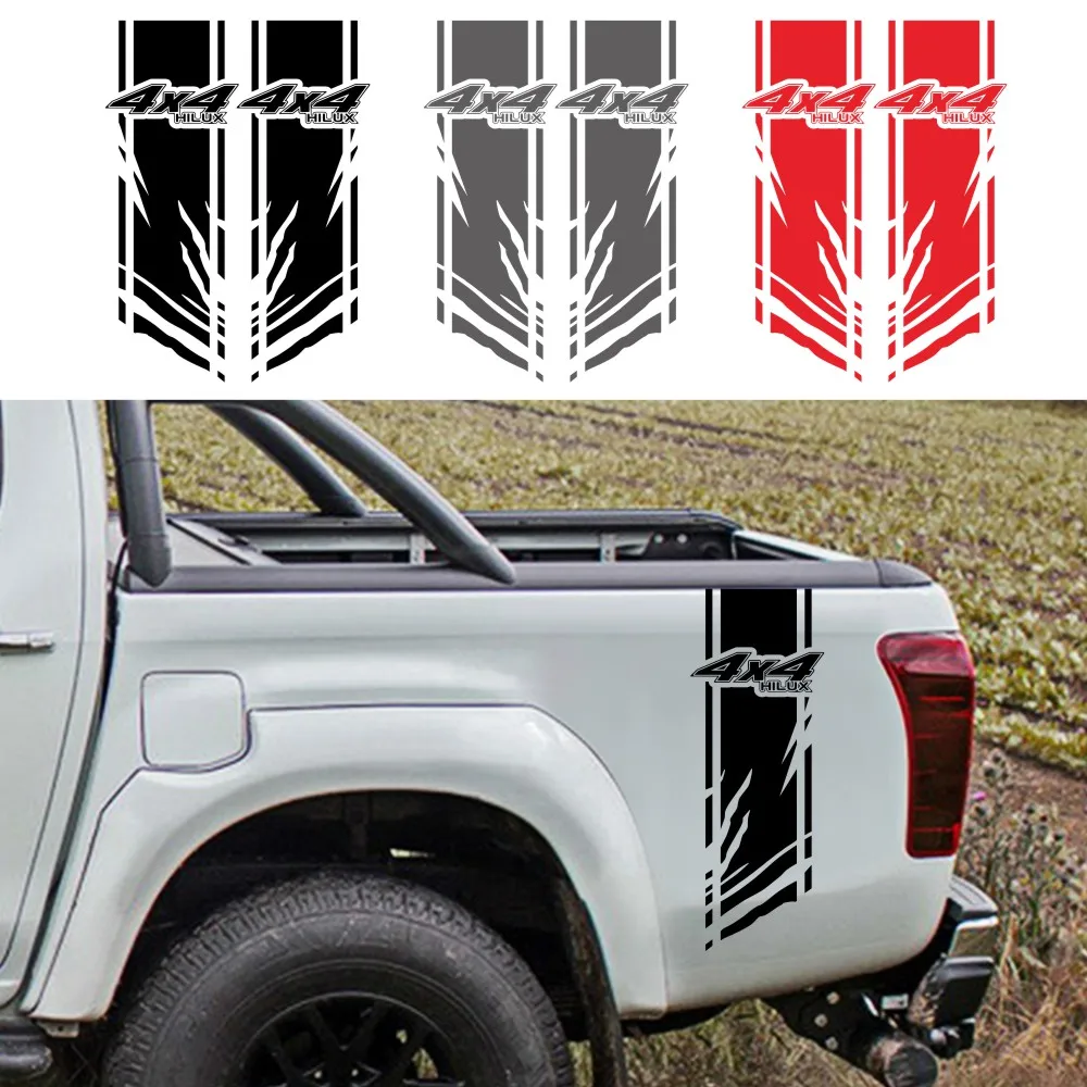 2PCS Toyota HILUX Revo or Vigo Trunk to the Rear of the Car Stickers for Car DIY Model Car Vinyl Film Decal Movement Accessories
2PCS Toyota HILUX Revo or Vigo Trunk to the Rear of the Car Stickers for Car DIY Model Car Vinyl Film Decal Movement Accessories