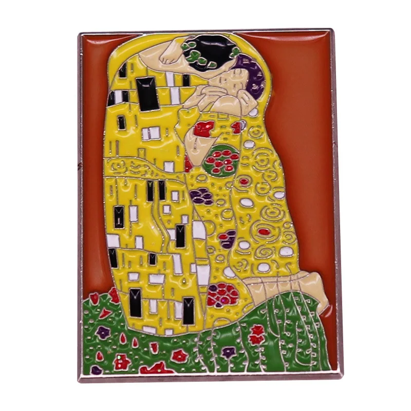 Oil Paintings Kiss Enamel Pin Women's Brooch on Clothes Lapel Pins for Backpacks Badges Fashion Jewelry Accessories Gifts
Oil Paintings Kiss Enamel Pin Women's Brooch on Clothes Lapel Pins for Backpacks Badges Fashion Jewelry Accessories Gifts