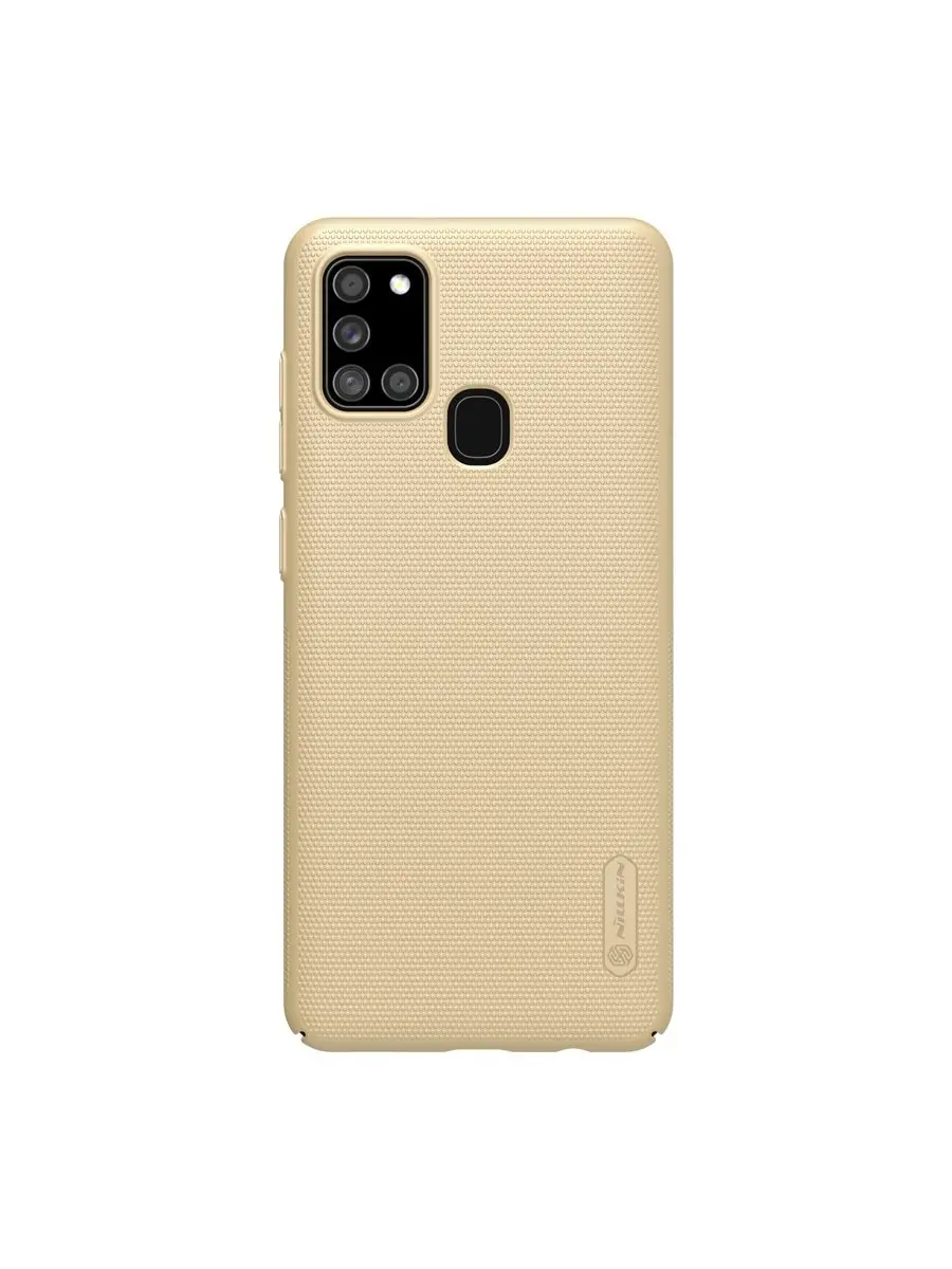 Накладка Nillkin Frosted Shield Samsung Galaxy A21s (2020) A217F золото пластик | Мобильные телефоны и