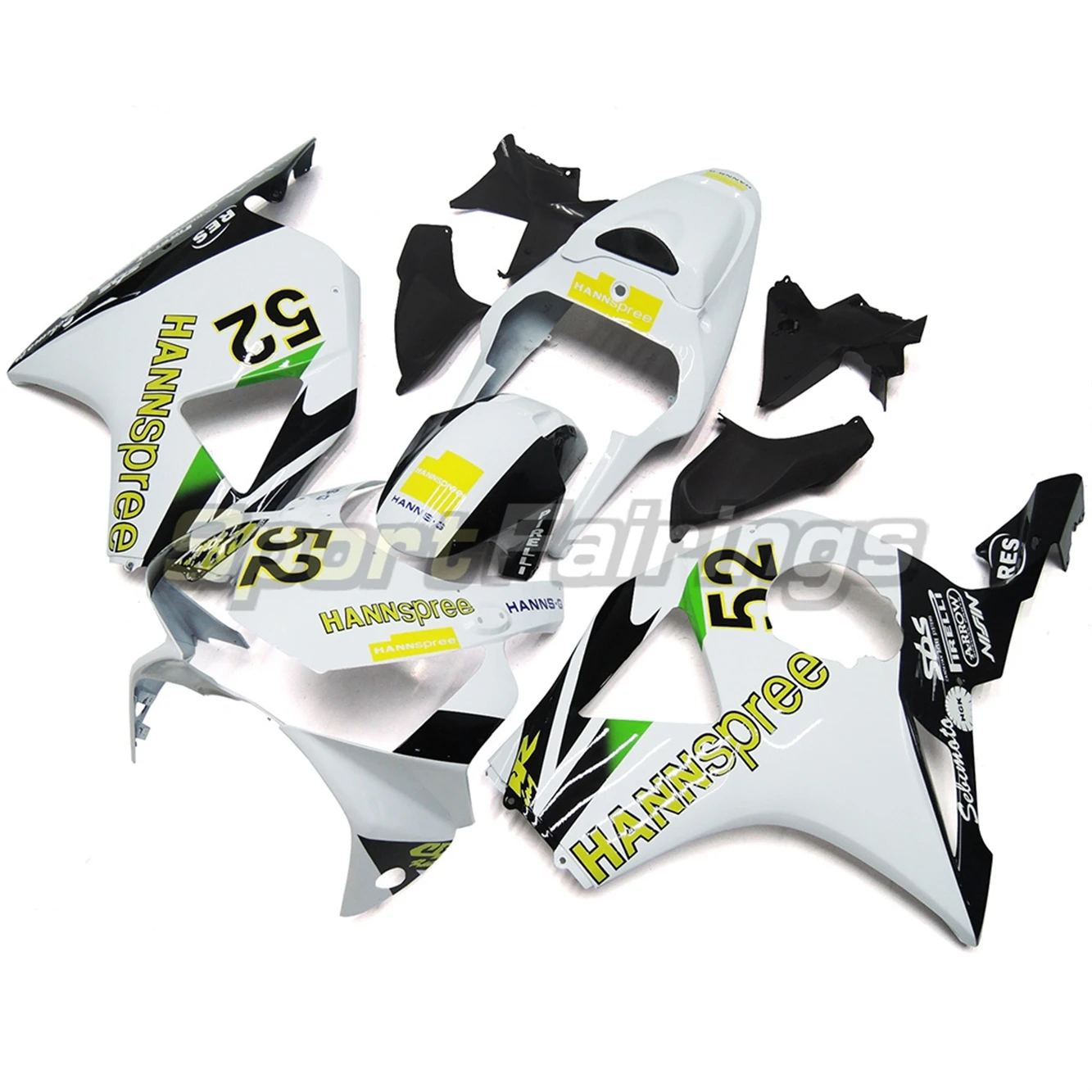 

Novos ABS Whole Motorcycle Fairings Kits Para HONDA CBR954 RR CBR954RR CBR900RR CBR900 RR 2002-2003 Injection Bodywork Acessório