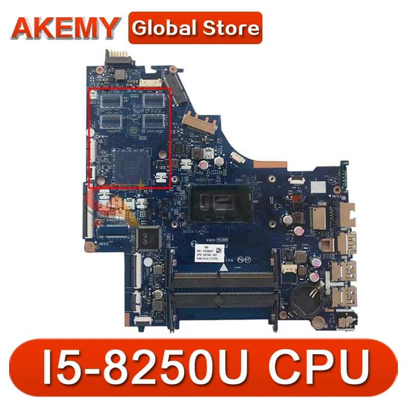 Материнская плата для ноутбука HP 15-BS 934908-501 934908-601 DKL50 LA-E802P с SR3LA I5-8250U 1,6 GHz CPU DDR4 100% протестирована
Материнская плата для ноутбука HP 15-BS 934908-501 934908-601 DKL50 LA-E802P с SR3LA I5-8250U 1,6 GHz CPU DDR4 100% протестирована